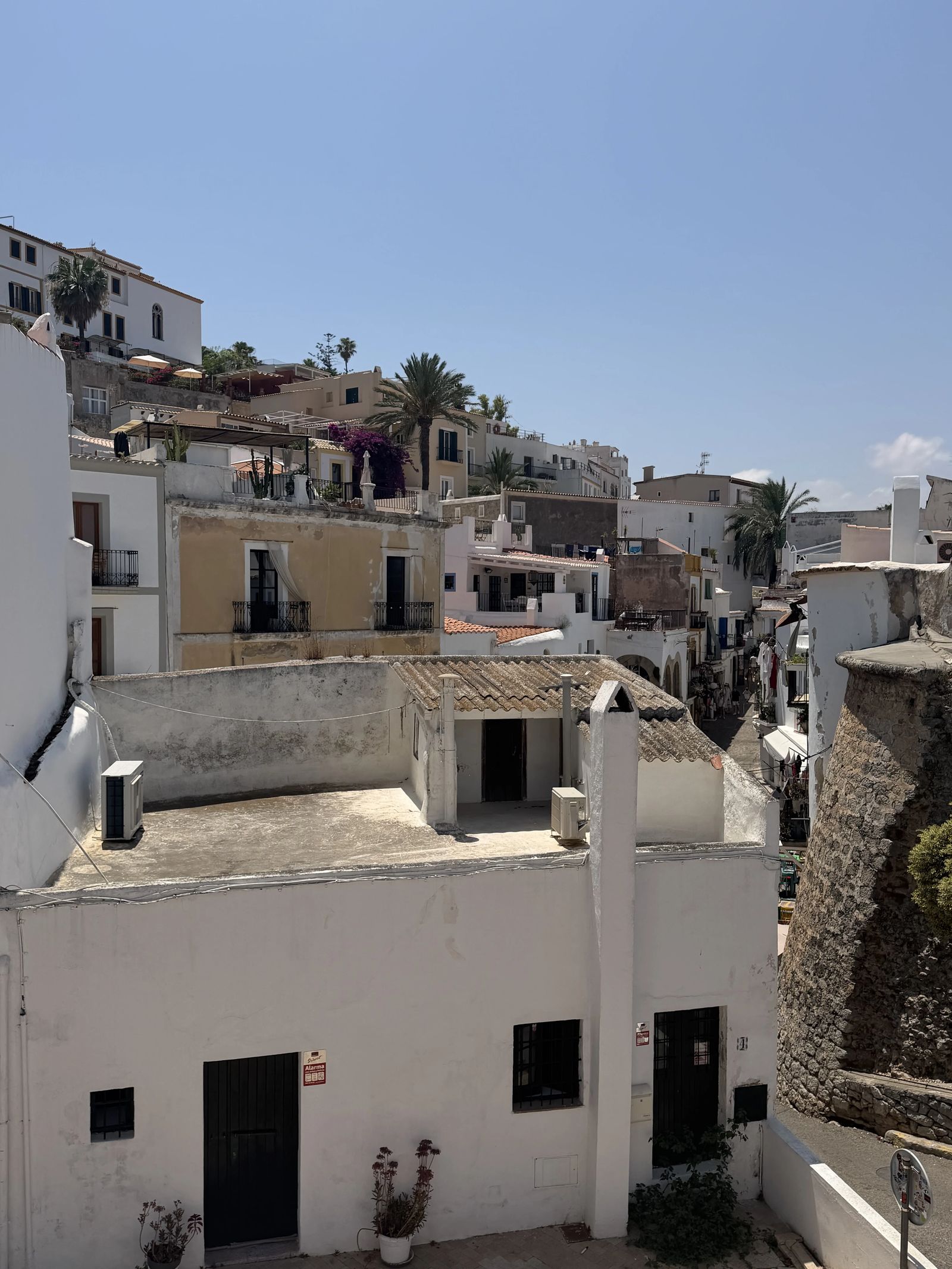 Historisch pand detail Dalt Vila
